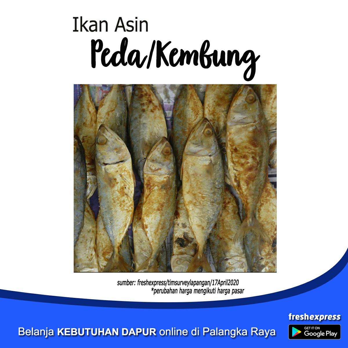 Ikan Asin Peda 1 Kg