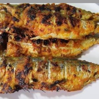 Ikan Bakar Kembung dan Nasi