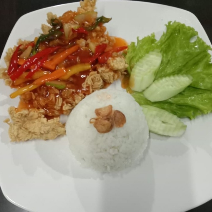 Ikan Geprek Saus Padang