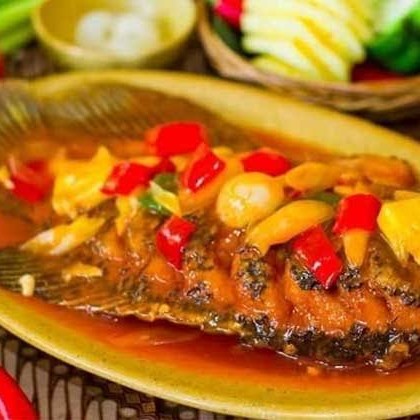 Ikan Gurame Asam Manis