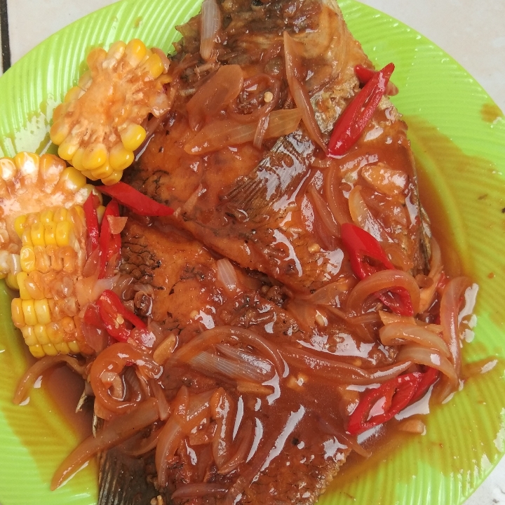 Ikan Gurame Saus Tiram 500 gr