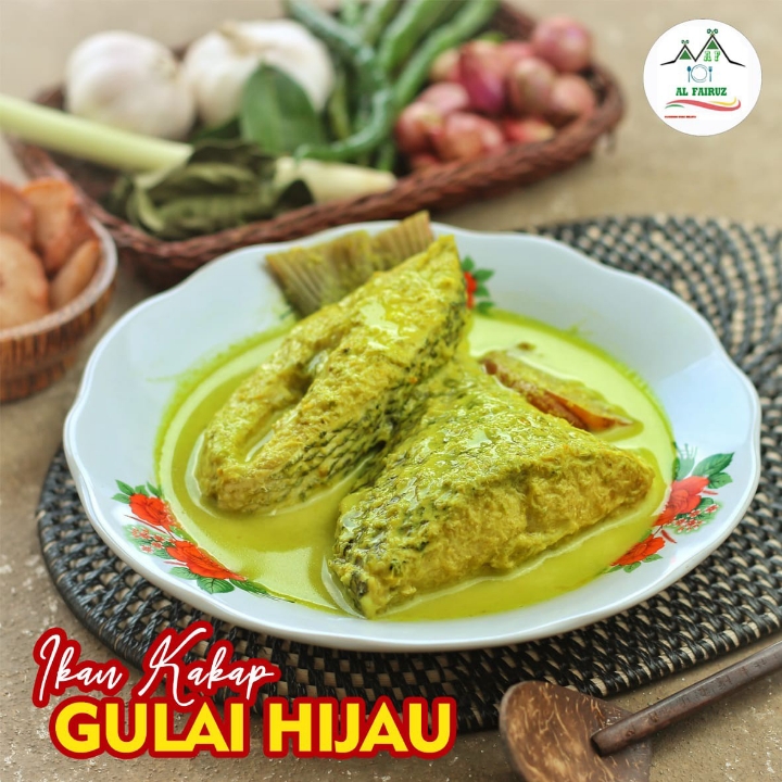 Ikan Kakap Gulai Hijau