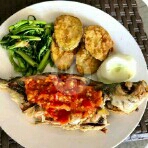 Ikan Kawalinya Tumbu Sambal Lalapan 