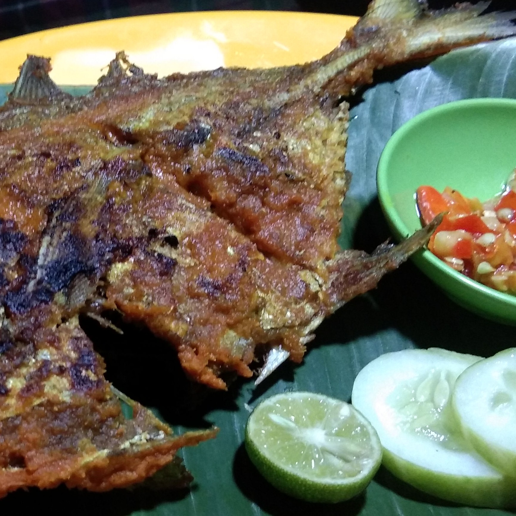 Ikan Kue Goreng Bakar