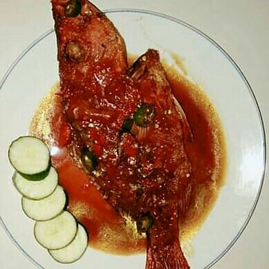 Ikan Laut Asam Manis