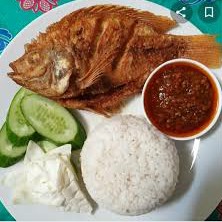 Ikan Nila Goreng Plus Nasi