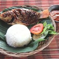 Ikan Nila Panggang Nasi Biasa