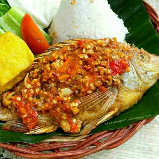 Paket Ikan Nila Penyet 