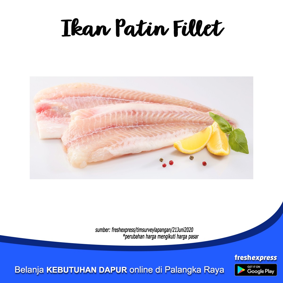 Ikan Patin Fillet 500 Gram