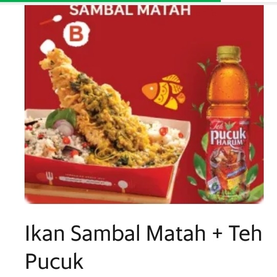 Ikan Sambal Mantah Teh Pucuk