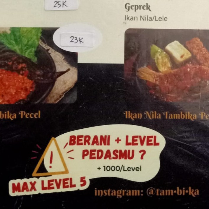 Ikan Tambika Geprek