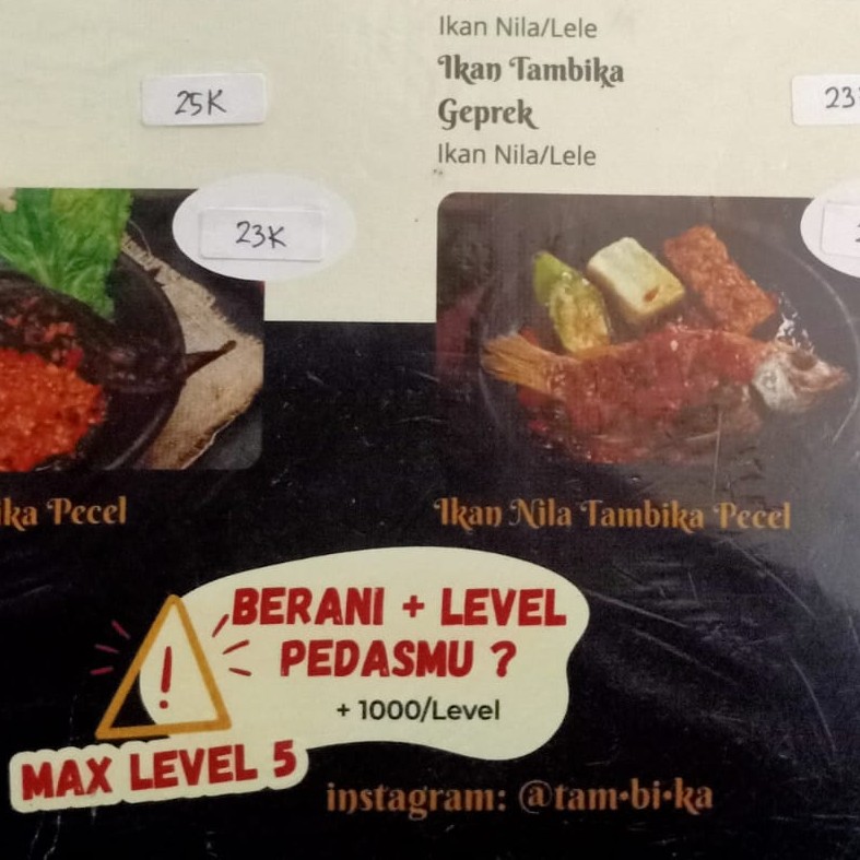 Ikan Tambika Pedas Manis