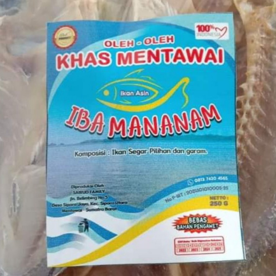 Ikan asin iba mananam