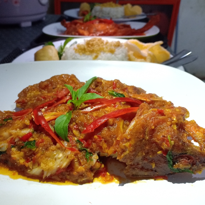 Ikan kakap Merah Goreng Sambal Rica