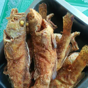 Ikan laut  Goreng extra Sambel Tomat