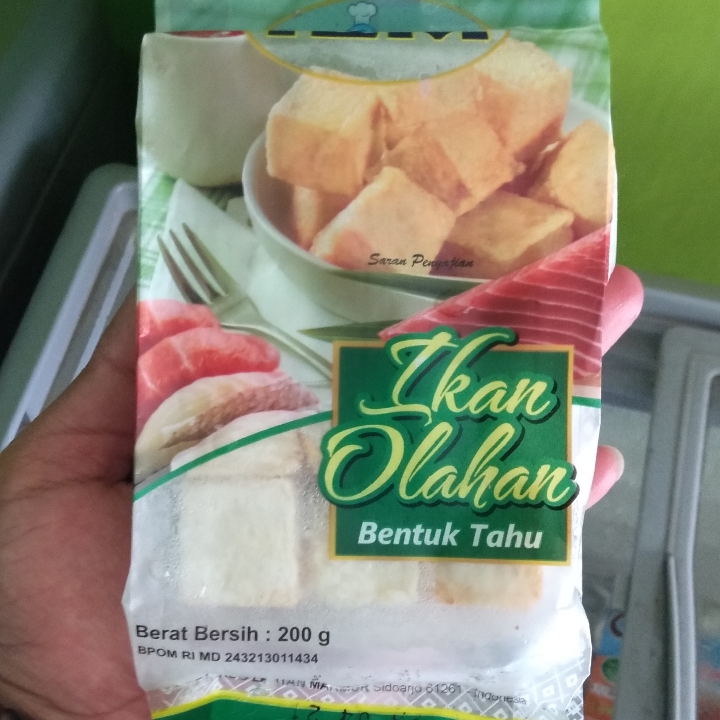 Ikan olahan Bentuk tahu 200 Gr