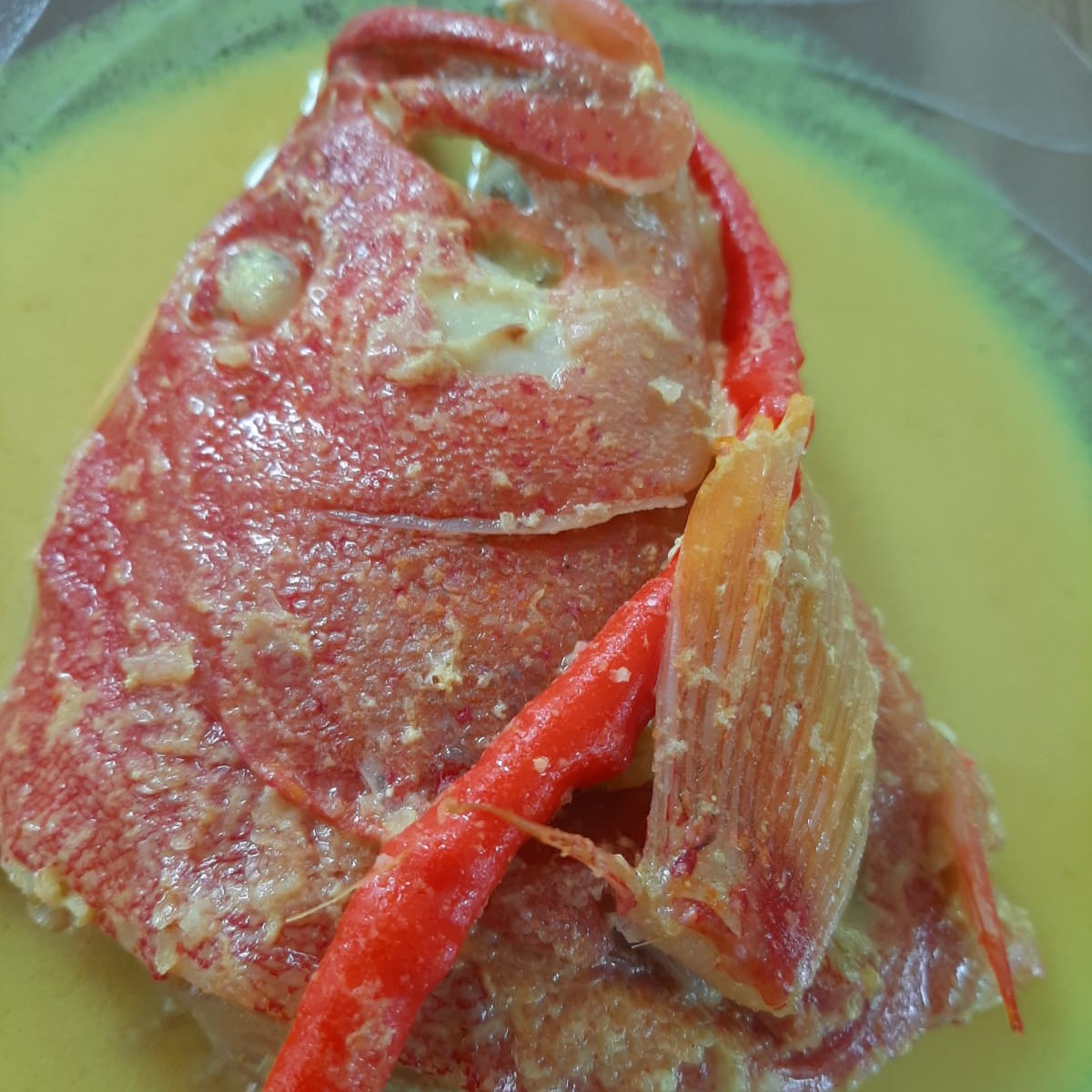 Nasi Ikan pangek masin