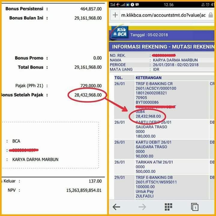 Income Per-bulan 28 Juta