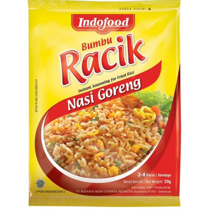 Indofood Bumbu Racik Nasi Goreng 20g