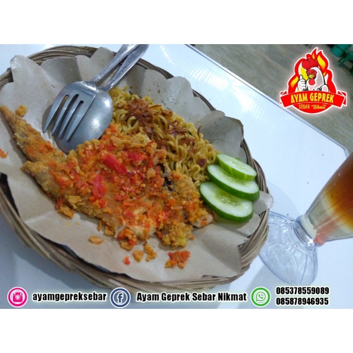 Indomie Goreng Ayam Geprek 