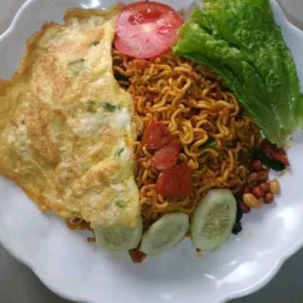 Indomie Goreng Telor Dadar