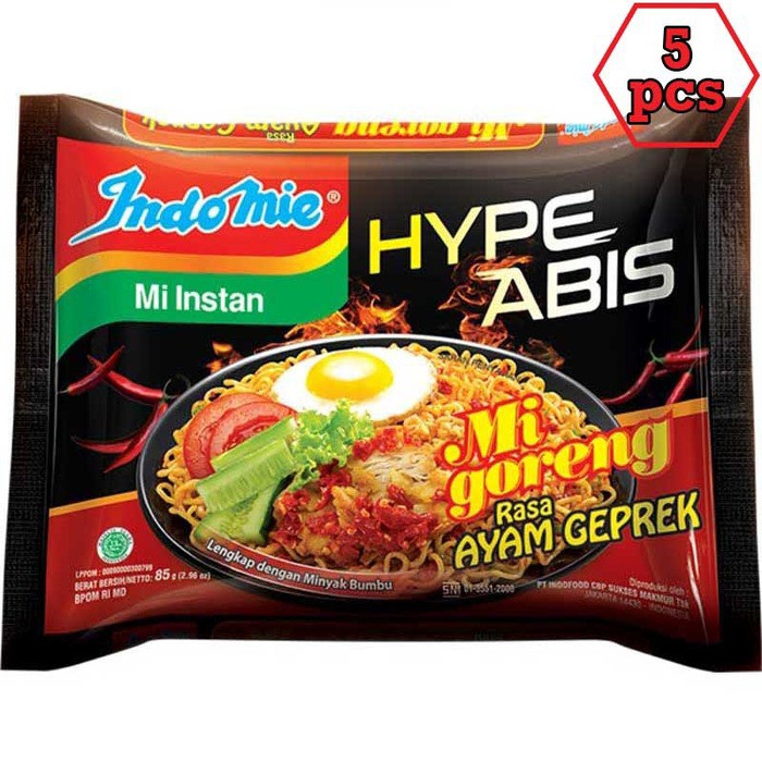 Indomie Hypeabis Ayam Geprek 85g 5pcs