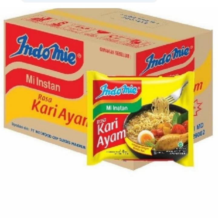 Indomie Kari Ayam 1 Dus Isi 40 Pcs