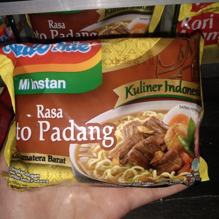 Indomie Kuah Soto Padang