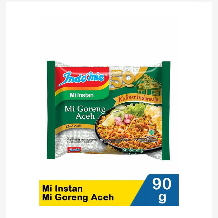 Indomie Mi Instan Goreng Aceh 90G