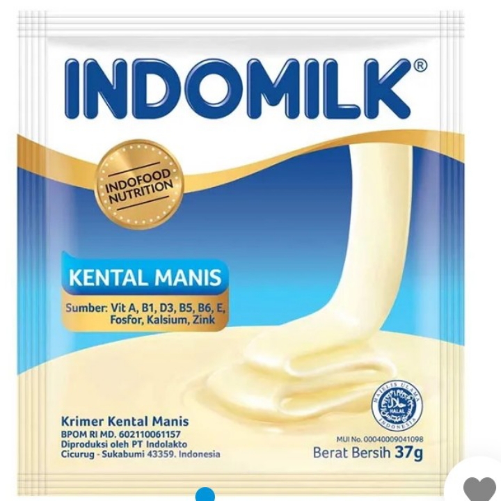 Indomilk Plain Sachet 37 gram