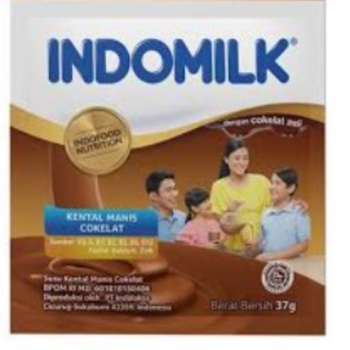 Indomilk Susu Kental Manis Coklat Sachet 37 gram