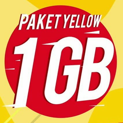 Indosat Paket Internet Yellow 1 GB 3 Hari