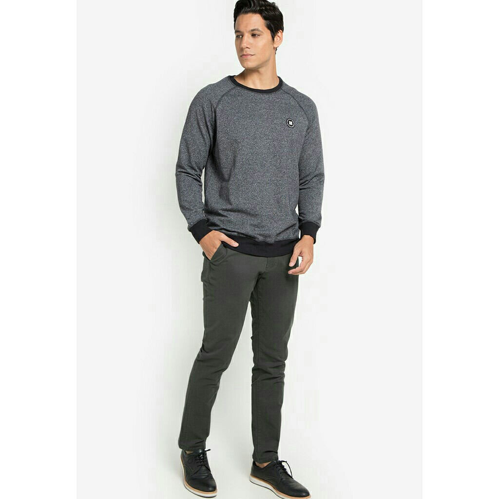 Insight Celana Panjang Pria Charcoal City Chop Coal Chinos I 4