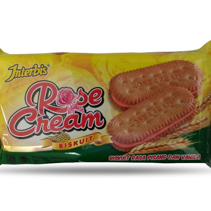 Interbis Rose Cream Biskuit 210gr