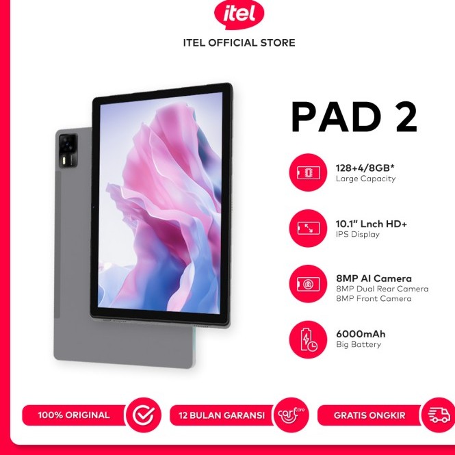 ITEL PAD 2 RAM 4 GB ROM 128 GB