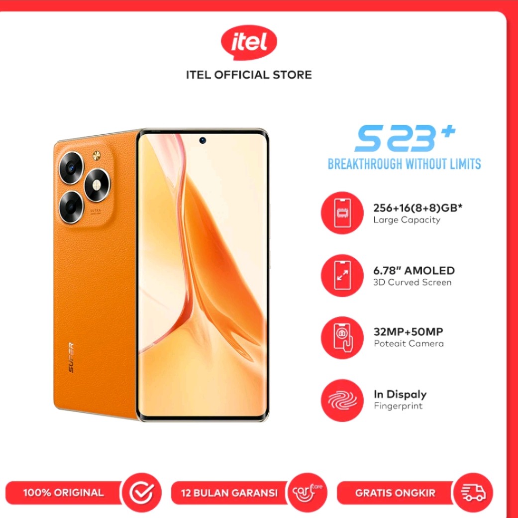 ITEL S23 PLUS RAM 8 GB ROM 256 GB 4