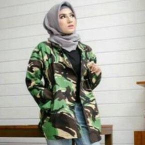 JAKET PARKA  WANITA ARMY