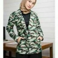 JAKET PARKA  WANITA ARMY 4