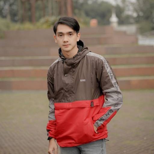 JAKET PRIA Trend Line THE BOJEL Laki Laki Cowok Abu Hitam Merah Kombin 4