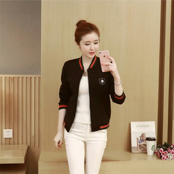 JAKET RIB GUCHI BLACK