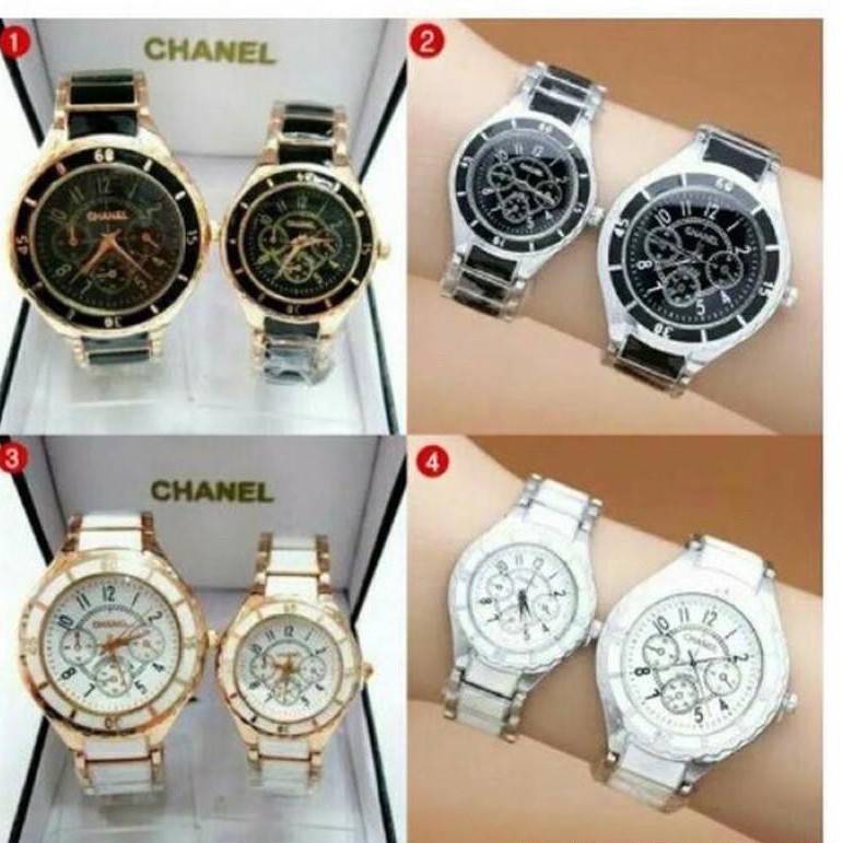 JAM CHANEL TALI RANTAI KERAMIK