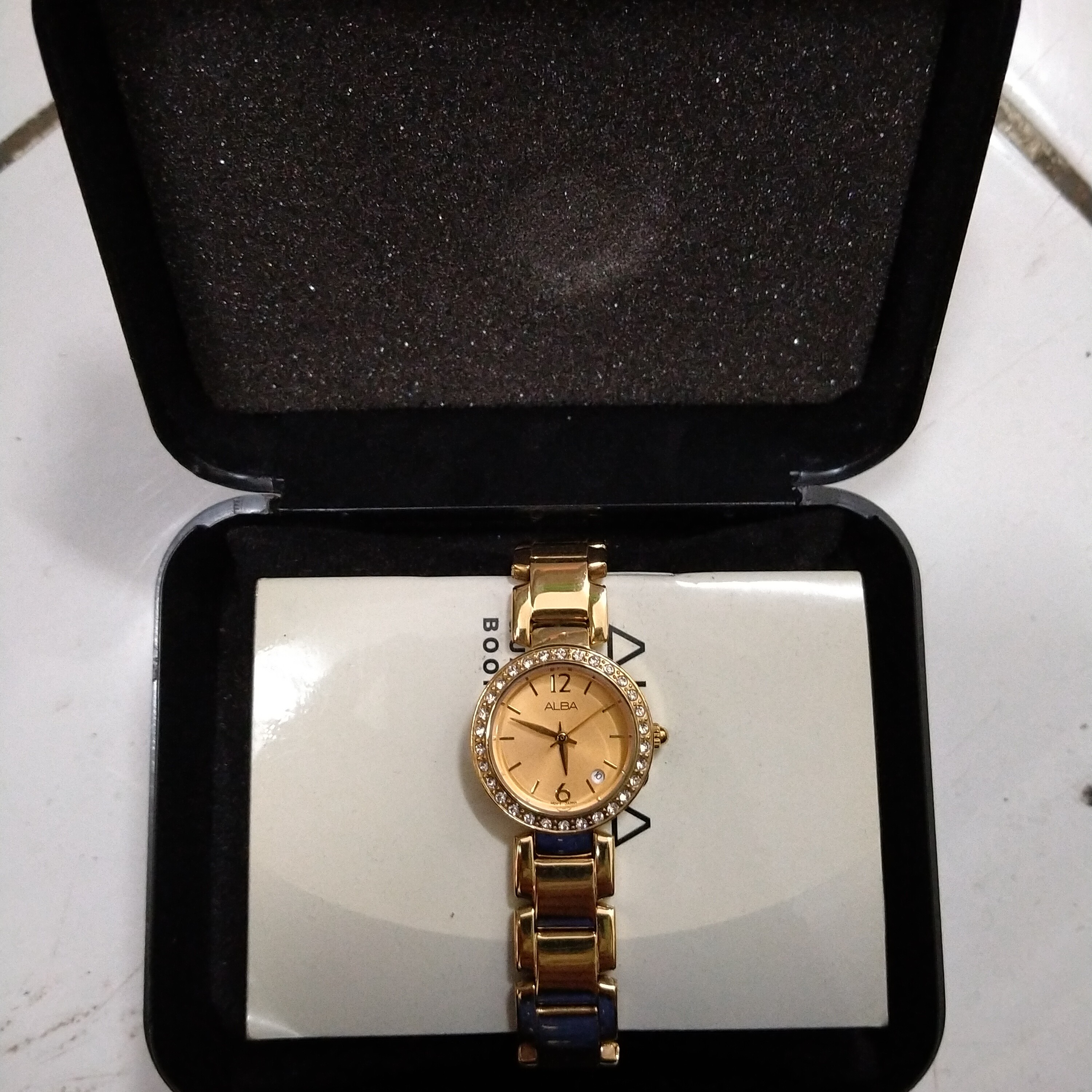 JAM TANGAN ALBA WANITA GOLD