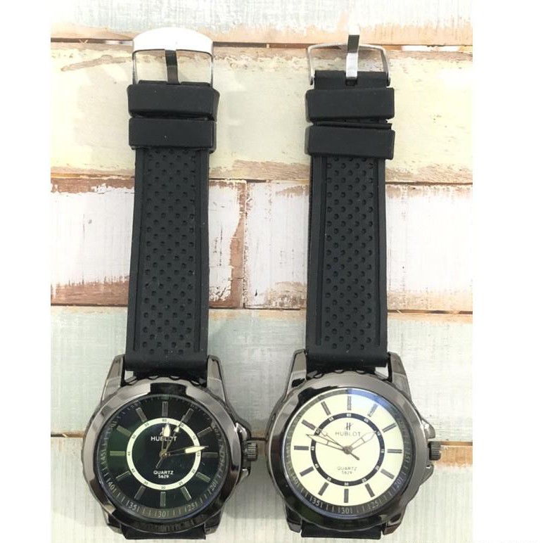 JAM TANGAN ANALOG HUBLOT RUBBER