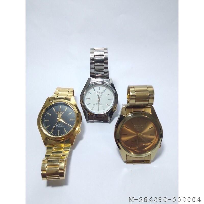 JAM TANGAN COUPLE SEIKO TALI RANTAI 3