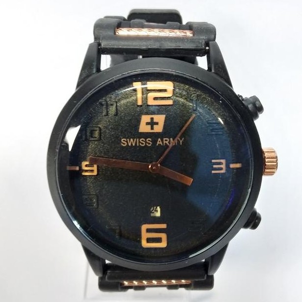 JAM TANGAN PRIA ANALOG SWISS PELURU 3