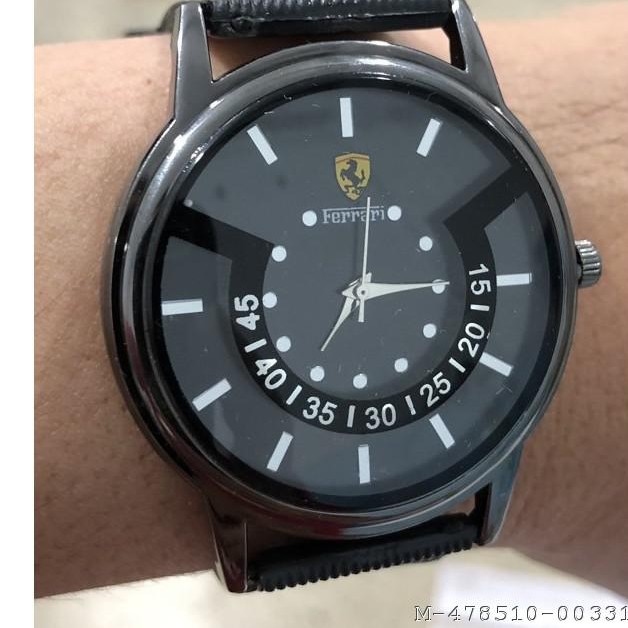 JAM TANGAN PRIA ANALOG TALI RUBBER 5