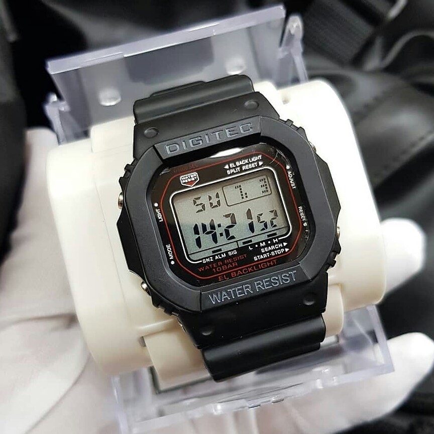 JAM TANGAN PRIA DIGITEC 2024T ANTI AIR GARANSI 2 BULAN MERK DIGITEC P 3