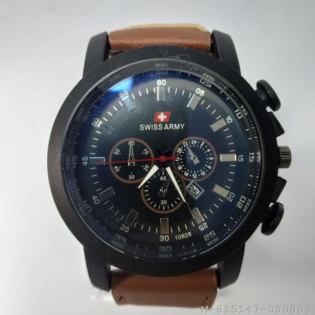 JAM TANGAN PRIA KULIT SPORT ANALOG 3