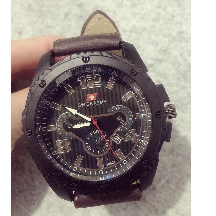 JAM TANGAN PRIA KULIT SPORT ANALOG 4