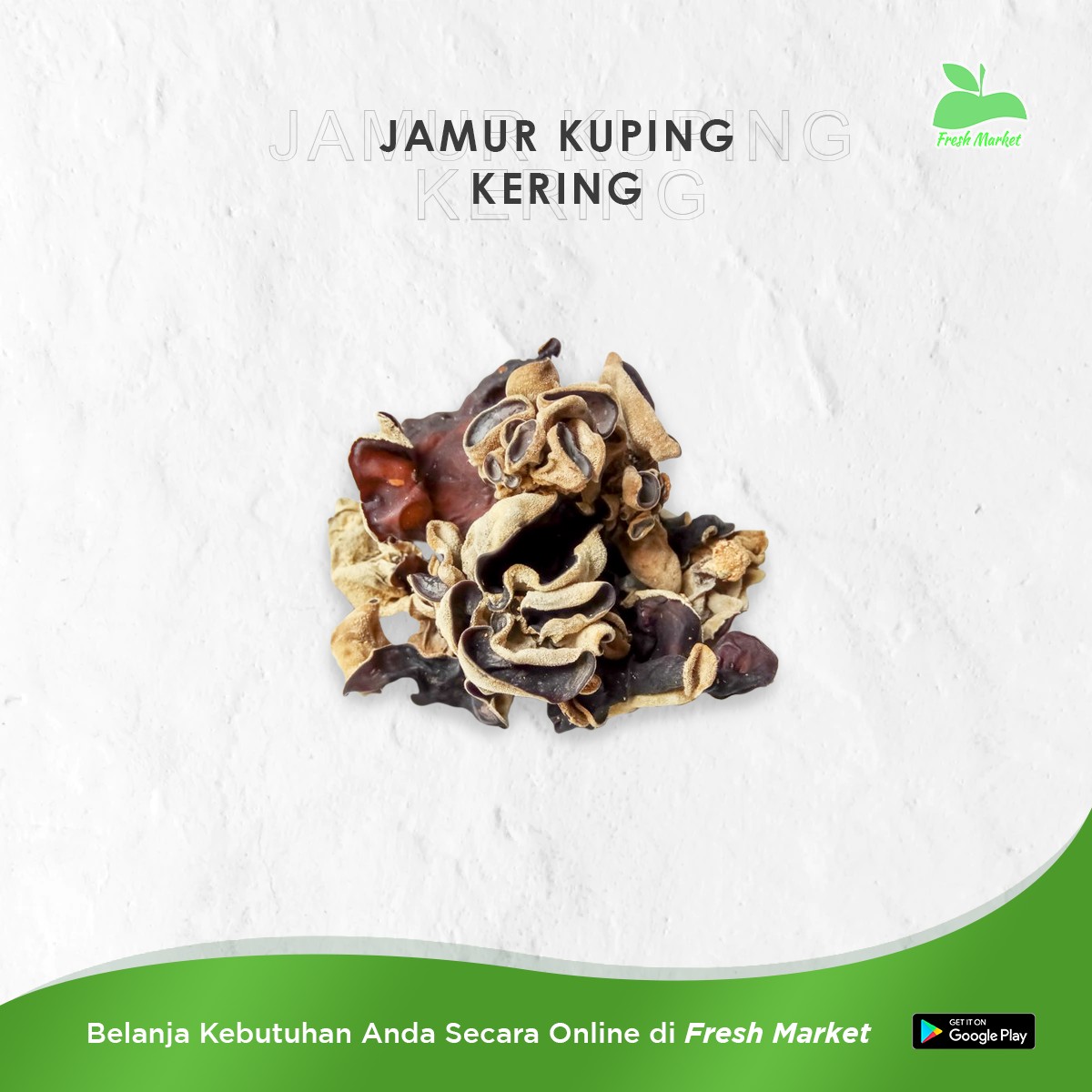 JAMUR KUPING KERING 100 GRAM